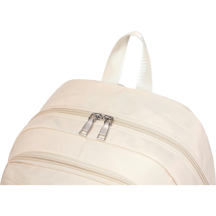 Жіночий рюкзак для ноутбука Acmebon, великий, модний, повсякденний, кремовий