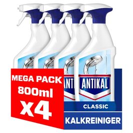 Засіб для видалення вапняного нальоту Antikal Kalkreiniger Classic, набір 4x800 мл