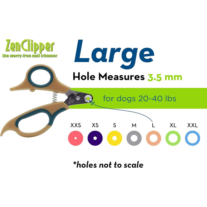 Кліпер для обрізання кігтів домашніх тварин Zen Clipper – безпечний та зручний, рожевий, 3.5 мм