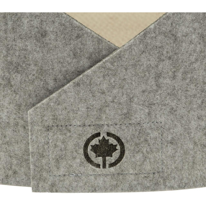 Кігтеточка для котів CanadianCat Owen XL, 50 см, сіра, з фетровою поверхнею