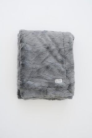 М'яка та тепла плюшева ковдра GRACED SOFT LUXURIES, сіра, розмір L (127 x 152,4 см)