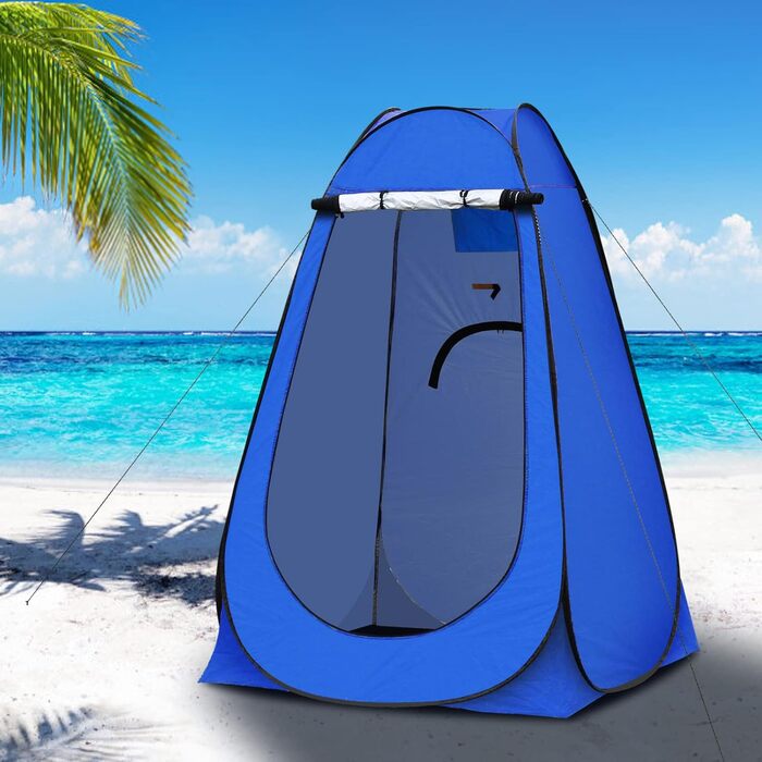 CLIPOP Portable Pop-Up Privacy Tent - Outdoor Shower & Changing Tent with UV Protection - Beach, Camping, Fishing - Includes Carry Bag