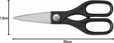 Wüsthof Kitchen Shears 20.6 cm Overall Length, Black