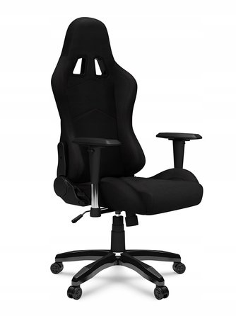 Ігрове крісло PRO-GAMER FALCON PLUS, тканина, чорне