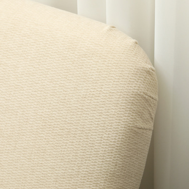 HOMCOM 2-Seater Sofa, Compact Design, Skin-Friendly Fabric, Up to 240 kg Capacity, 130x74x79 cm, Cream White