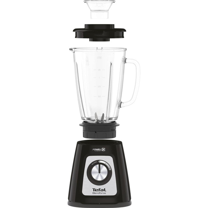 Блендер Tefal BL4358, стаціонарний, скляна чаша 1.75 л, чорний