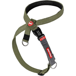 EzyDog Anti-Pull Harness for Dogs - Crosscheck Dog Harness for Small, Medium, and Large Dogs, Dog Training Accessories, Reflective, Adjustable Sizes (XS, ) (S (36 - 49cm), Green)