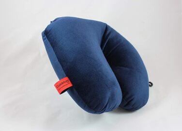 Подушка для подорожей та шиї CuddleBug CSUA05 2 в 1, синя, 32x32 см, з переробленого пластику R-PET