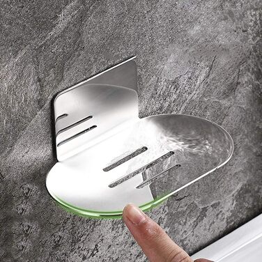 Тримач для мила Celbon SUS 304 з нержавіючої сталі, без свердління, для ванної кімнати (хром)