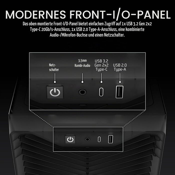 Корпус для ПК CORSAIR 3200D RS Mid-Tower ATX, димчасто-сірий (Rauchgrau)