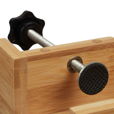 Bamboo Bedside Table with Clamp