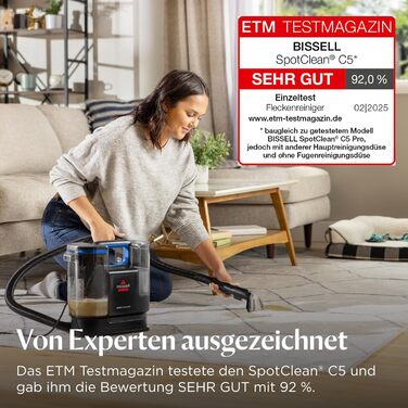Портативний мийник для килимів Bissell SpotClean C5 - для дому, авто, човнів та диванів
