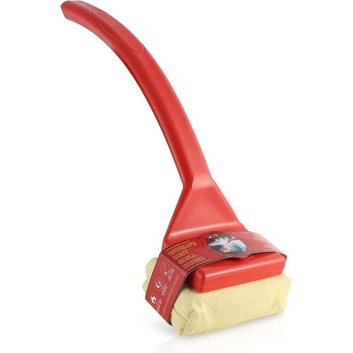 BBQ Interchangeable Scraper Cleaning Head, Bristle-Free – Durable and Unique Scraper Tools for Cast Iron or Stainless Steel Grates, Grill Cleaner (Grill Brush)