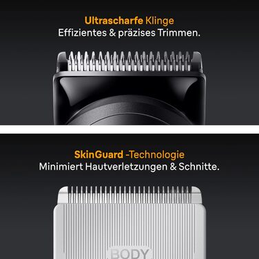 Braun Multigroom Series 5 AIO5545: Триммер 9-в-1 для бороди, волосся та тіла, водонепроникний, з 13 насадками