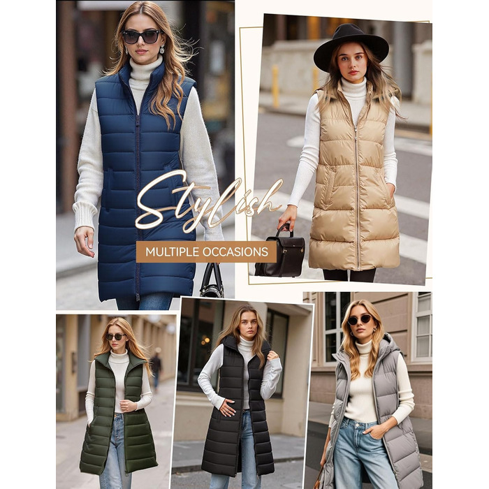 Легка степкова жилетка CTOP з капюшоном, чорна, XL. Зручна жилетка для переходу між сезонами, з блискавкою та кишенями. Ідеальна для піших прогулянок та кемпінгу.