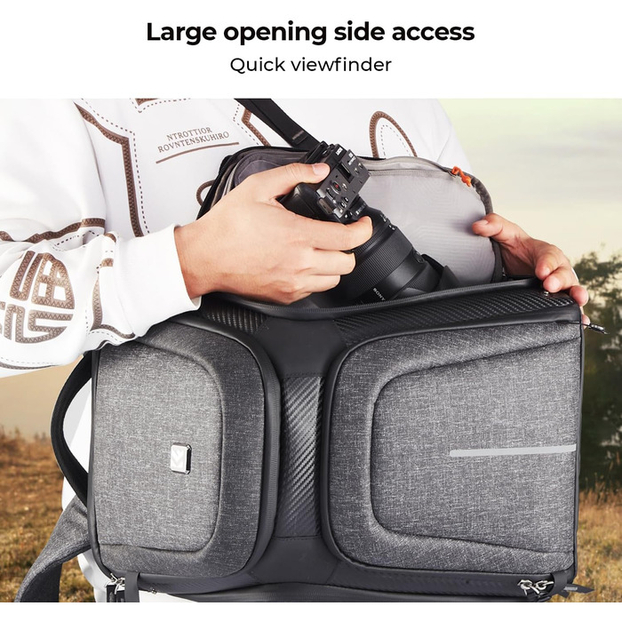 Водонепроникний рюкзак для камери K&F Concept, для 2 камер та 15.6