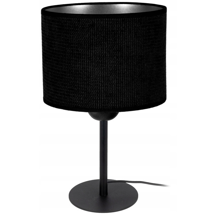 Настільна лампа Glimex LOFT, чорний, сріблястий, сірий, 60 Вт