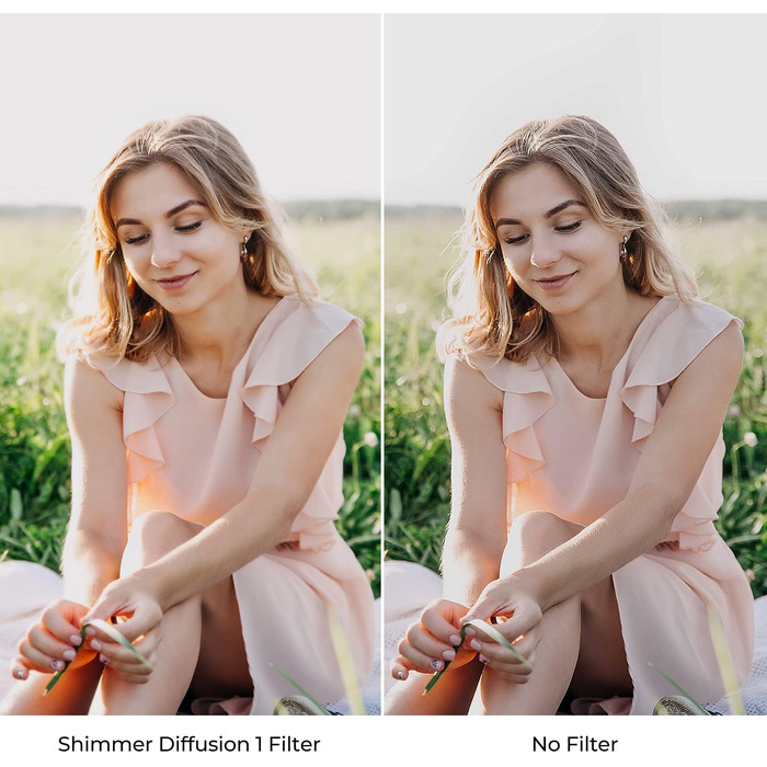Фільтр K&F CONCEPT Shimmer Diffusion 67mm для відео та портретної зйомки (Nano-Xcel)