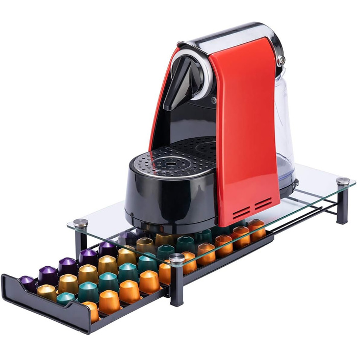 Тримач для капсул Nespresso Originaline, 40 капсул, чорний