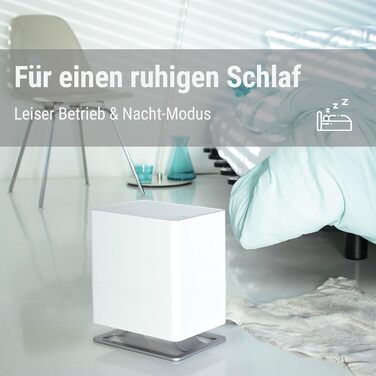 Зволожувач повітря Stadler Form Oskar little, чорний - енергозберігаючий, для кімнат до 30 м², тихий, з автовимкненням та регульованими LED