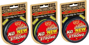 WFT 0.22mm 32kg Strong Chartreuse - 300m Braided Fishing Line, Braid Line, Predator Fishing Line