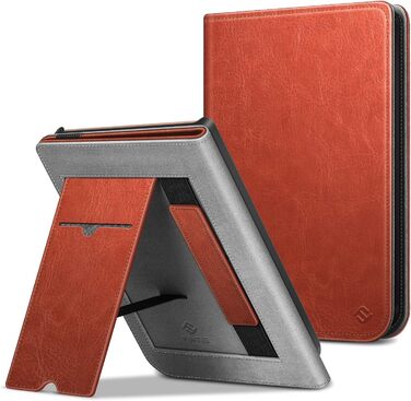 Чохол Fintie для Pocketbook Touch HD 3 / Touch Lux 5/4 / Basic Lux 4/3/2 та Pocketbook Color: з підставкою, кишенями, петлею та авто-ввімкненням/вимиканням (Колір: Z - Sattelbraun)