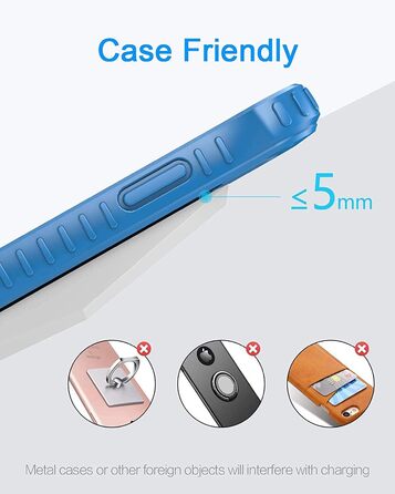 Бездротовий зарядний пристрій NANAMI 20W USB-C для iPhone 17/16/15/14/13/12/11 Max/XR/Pro/Mini, Samsung Galaxy S26/S25/S24/S23 Plus/Ultra – Білий