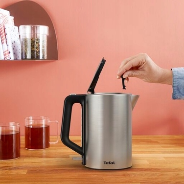 Електричний чайник Tefal KI513D10, 2200 Вт, 1,7 л, сріблястий/сірий