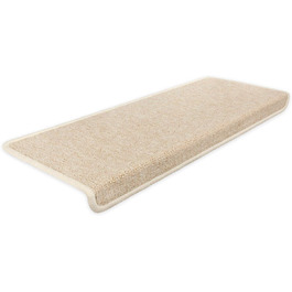 Ступінчасті килимки Metzker Monza 15 шт. у вигідному наборі, бежевий колір, прямокутна форма