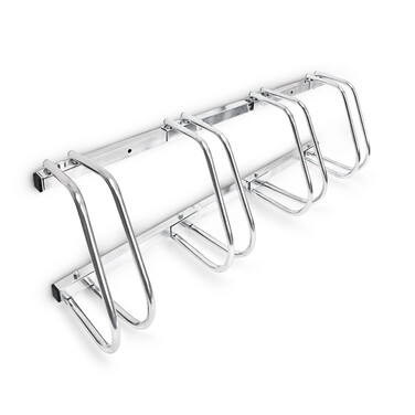 Relaxdays Bicycle Stand for 4 Bikes, Steel, 1m