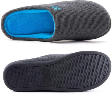 Чоловічі халапи RockDove Original з піною, що повертається, 42/43 EU, темно-сірий та синій