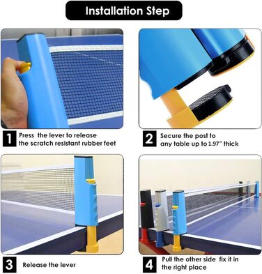 FBSPORT Набір для настільного тенісу Професійний: 2 ракетки, сітка, 6 м'ячів, сумка. Підходить для дорослих та сімей.