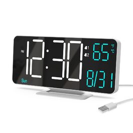Цифровий LED годинник-будильник KOSUMOSU 6.7