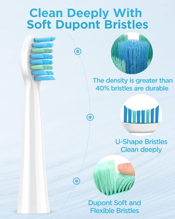 Електрична зубна щітка Sonic Snow з 8 насадками: для дорослих та дітей, 5 режимів, IPX7, 120 днів роботи, чорний матовий