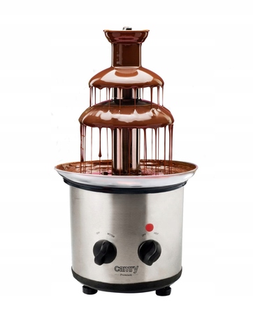Домашній шоколадний фонтан на 3 яруси для fondue, 320 Вт