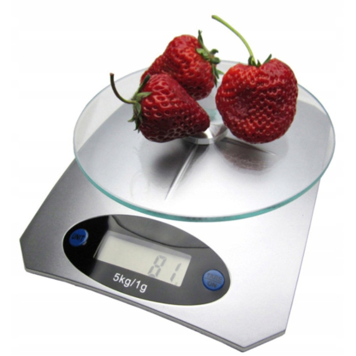 Кухонний ваги Kamille, сріблястий/сірий, 5 кг