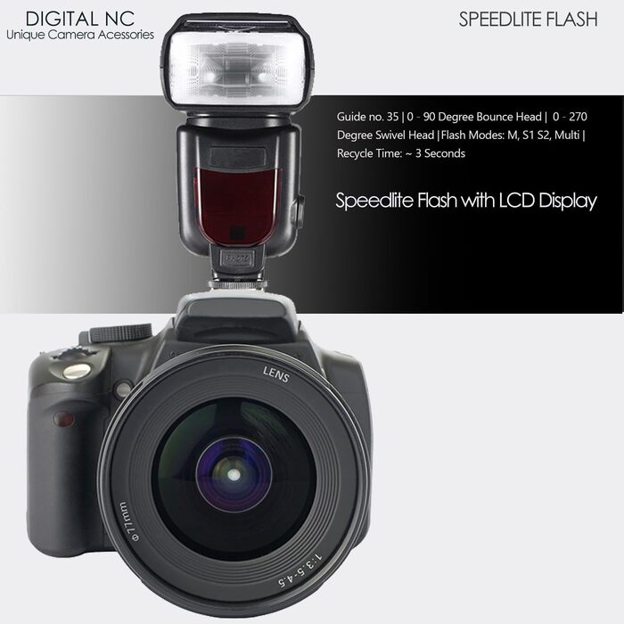 Спалахувач Speedlite з LCD-дисплеєм, сумісний з Canon EOS R7