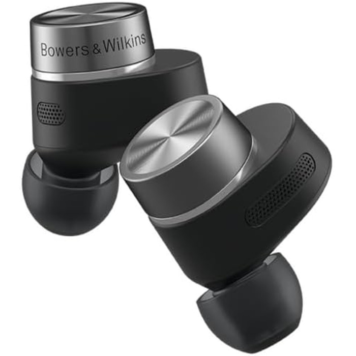 Бowers & Wilkins Pi7 S2: Бездротові навушники з активним шумозаглушенням (ANC), Bluetooth, aptX, Satin Black (2023)