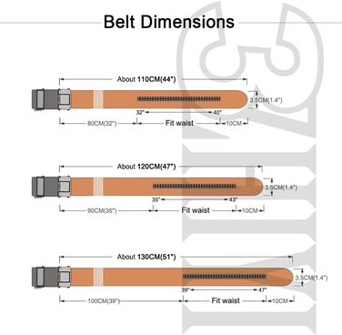 Чоловічий шкіряний ремінь на пряжці з автоматичним закриттям, ширина 35 мм, білий, 110 см (розмір 33'-39')