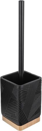 Набір для туалету KADAX: щітка для унітазу з тримачем, чорний, квадратний