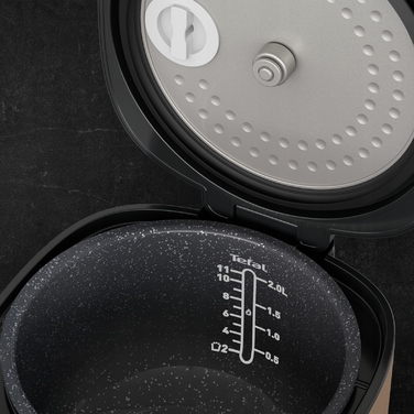 Мультипільча-рисоварка Tefal Coppertinto, електричний казан 700 Вт, 2 л, RK364G