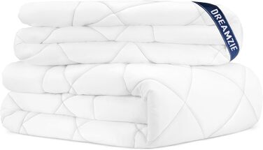 Dreamzie Bedspread 240x220 4 Seasons 2-Piece - Summer Blanket 240x220 150gsm + All-Season Blanket 240 x 220 300gsm = Winter Blanket 450gsm 220 x 240 cm