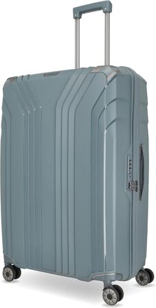 Чохол-валіза Travelite ELVAA Rosé 66 см, 72-77 л з переробленим інтер'єром: стильний тріумф комфорту та захисту, з розширюваною секцією, захисними кутиками та TSA замком