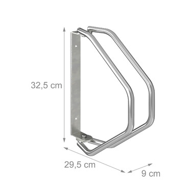 Relaxdays Swivel Bike Rack Wall-Mounted Set