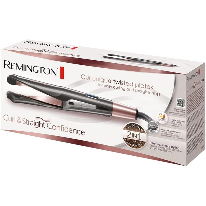 Випрямляч та завивачка для волосся Remington Confidence S6606 2-в-1