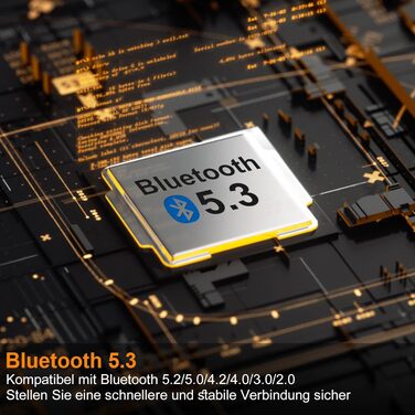 Bluetooth 5.3 трансмітер 1Mii для телевізора з підтримкою aptX Low Latency та Dual Link, B06T6-US