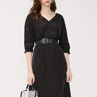 Жіночий шкіряний ремінь Punk з пряжкою у вигляді зірки, чорний