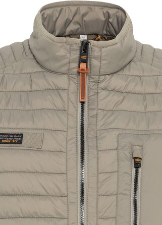 Camel Active Жилет чоловічий легкий степний з переробленого поліаміду (62, Хакі)