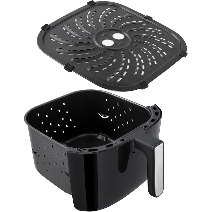 Russell Hobbs Grill Plate incl. Rubber Feet for Air Fryer [for SatisFry Airfryer 8l 27170-56] for crispy and crunchy results, dishwasher-safe, spare part, accessory N700640 Spare part: Grill plate incl. rubber feet