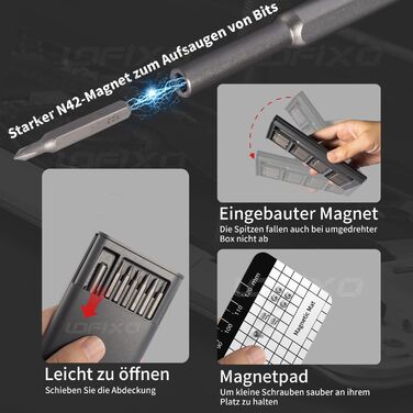 Набір викруток 50в1 для ремонту iPhone/MacBook/Xbox/Switch/PS4/PS5: Torx, Pentalobe, Triwing, Dreieck (з лопаткою Spudger)